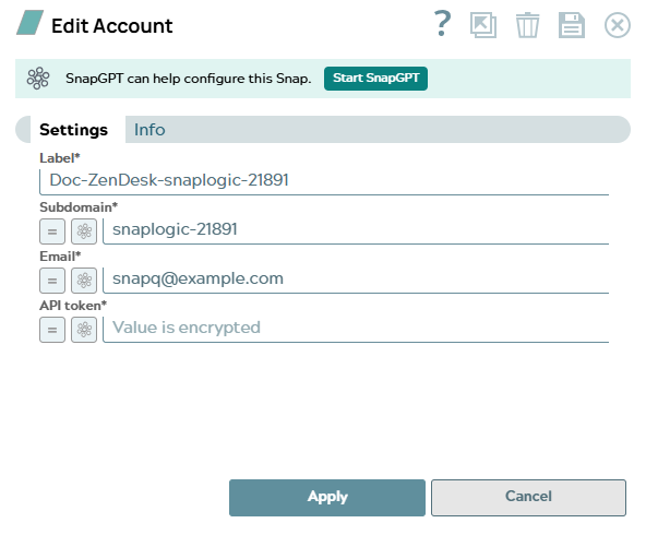Zendesk Account